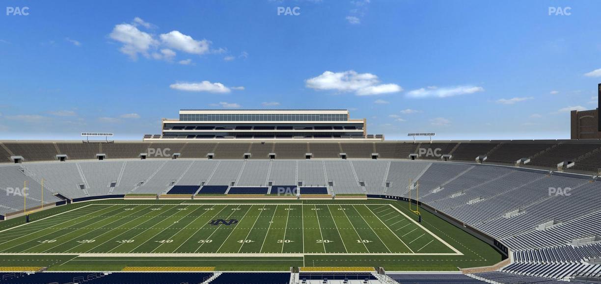 Notre Dame Stadium - Section 1842 Box 9 Seat View