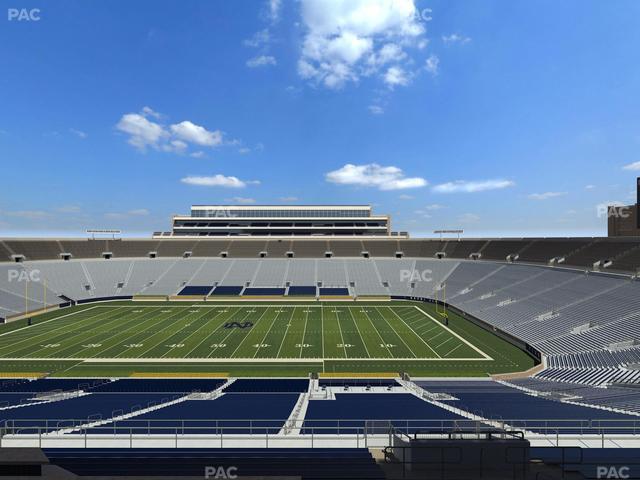Notre Dame Stadium - Section 1842 Box 9 Seat View