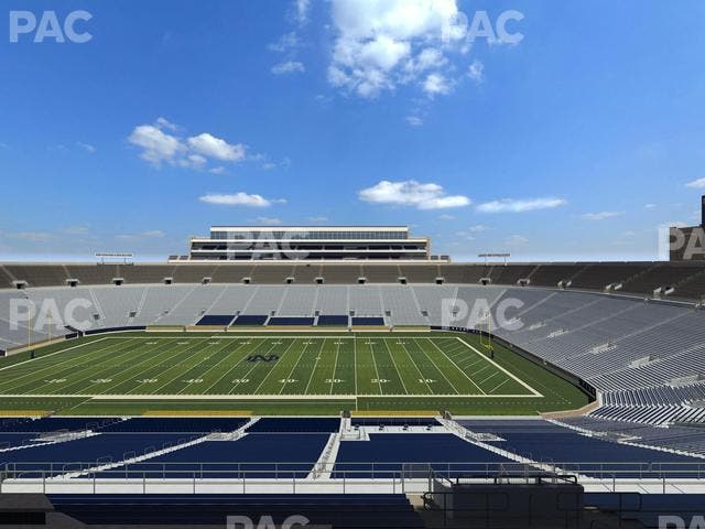 Notre Dame Stadium - Section 1842 Box 9 Seat View