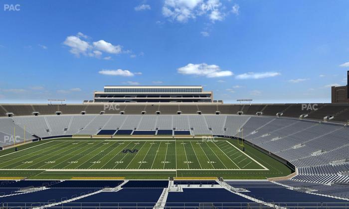 Notre Dame Stadium - Section 1842 Box 9 Seat View