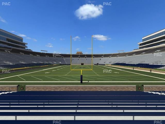 Notre Dame Stadium - Section 19 Seat View
