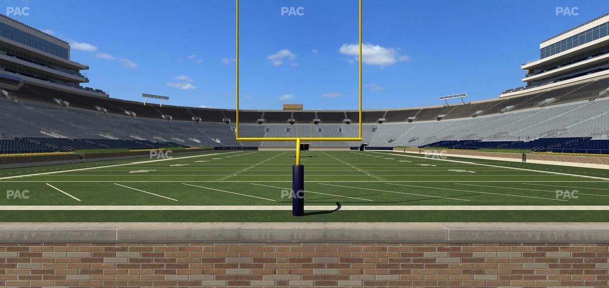 Notre Dame Stadium - Section 19 Seat View