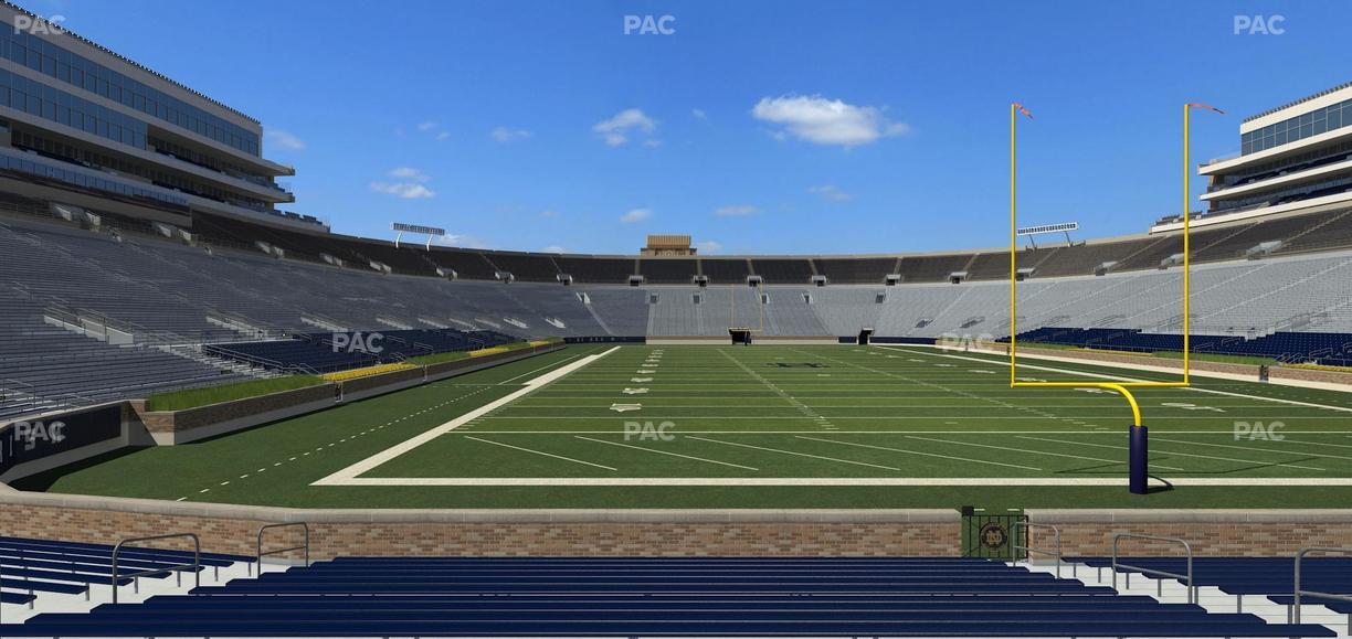 Notre Dame Stadium - Section 20 Seat View