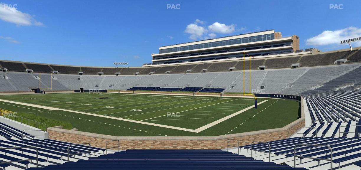 Notre Dame Stadium - Section 23 Seat View