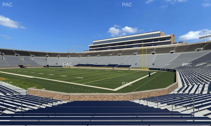 Notre Dame Stadium - Section 23 Seat View