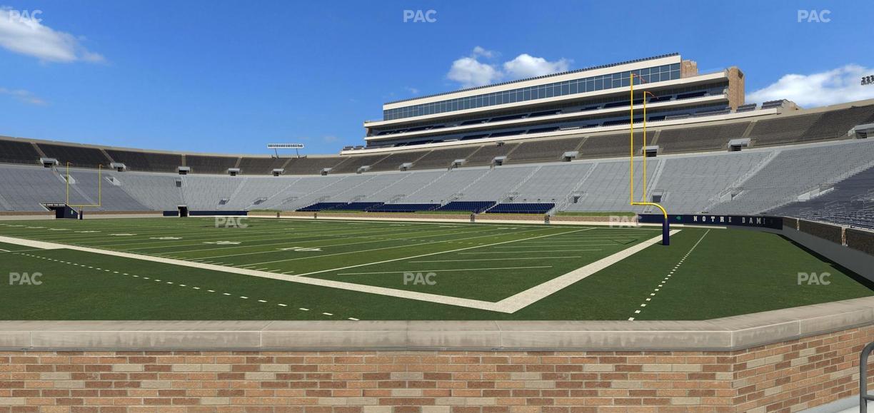 Notre Dame Stadium - Section 23 Seat View