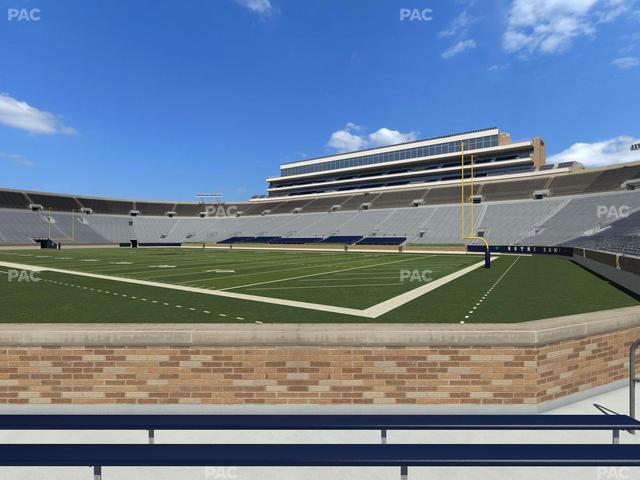 Notre Dame Stadium - Section 23 Seat View