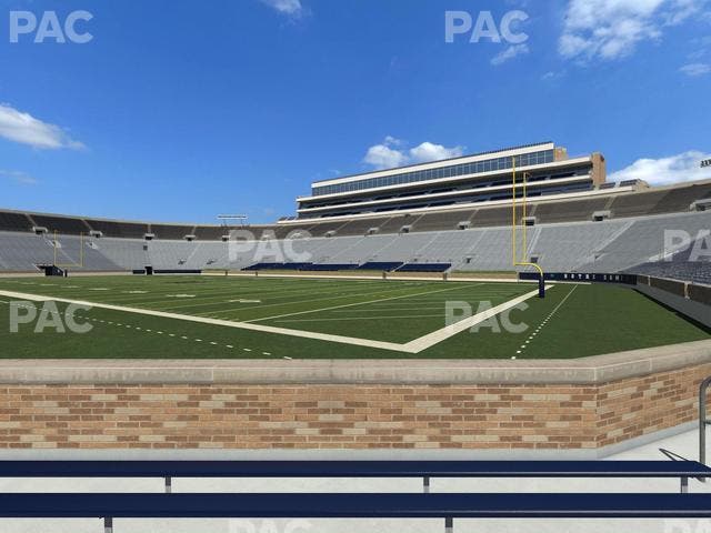 Notre Dame Stadium - Section 23 Seat View