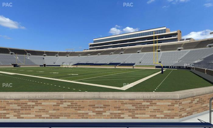 Notre Dame Stadium - Section 23 Seat View