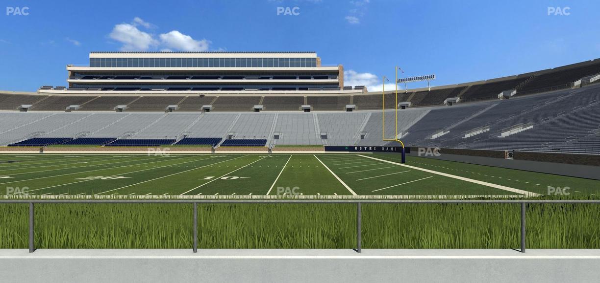 Notre Dame Stadium - Section 25 Seat View