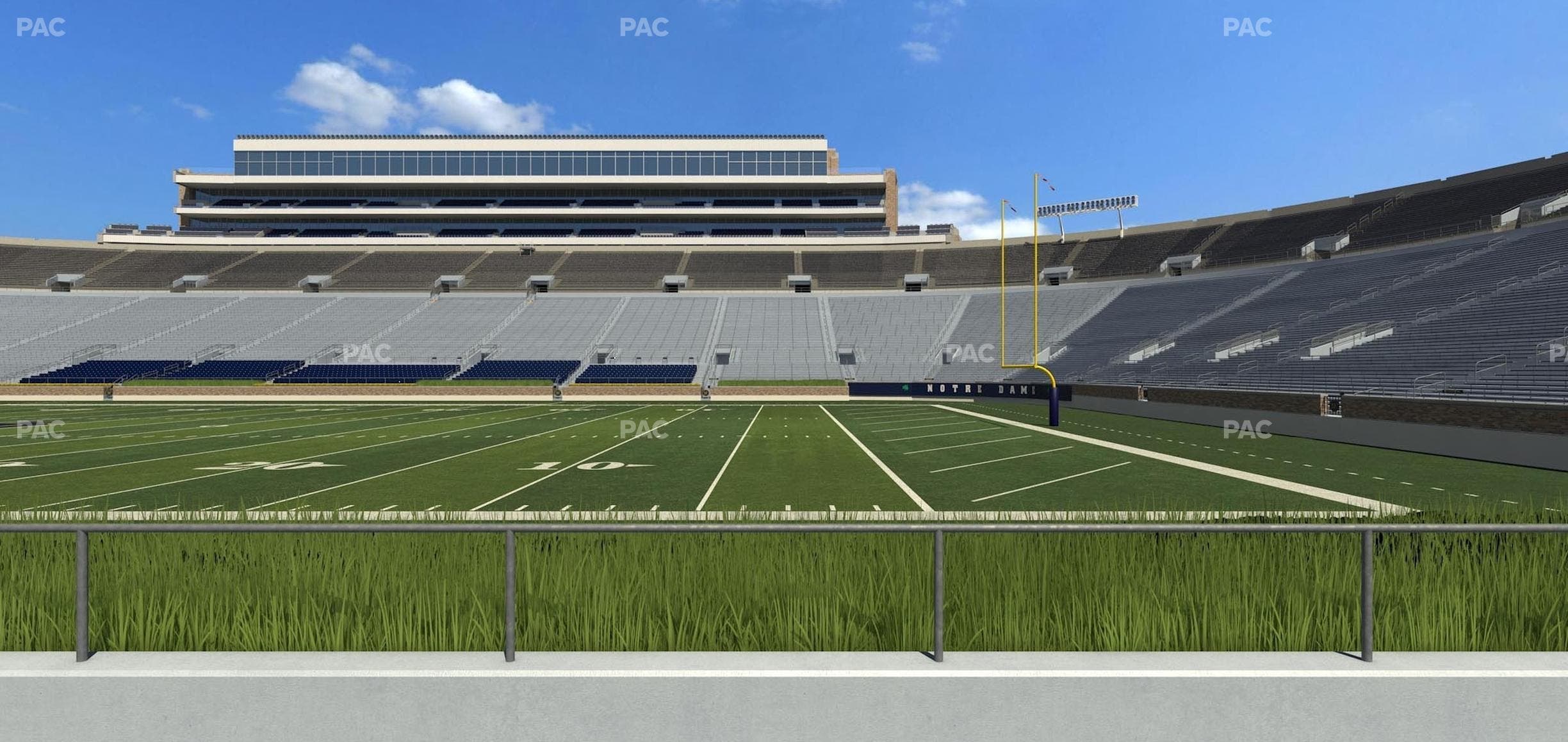 Notre Dame Stadium - Section 25 Seat View