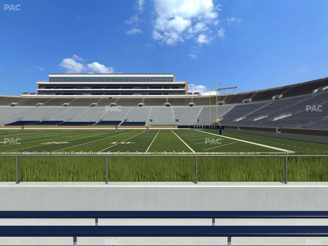 Notre Dame Stadium - Section 25 Seat View