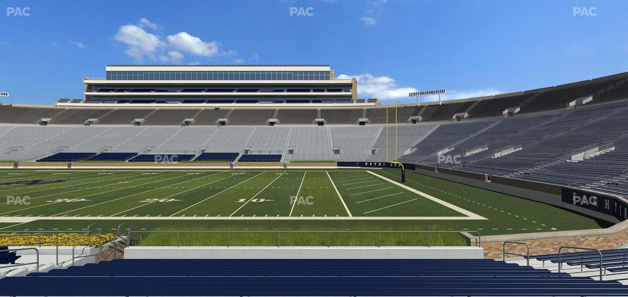Notre Dame Stadium - Section 25 Seat View