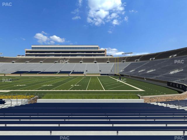 Notre Dame Stadium - Section 25 Seat View