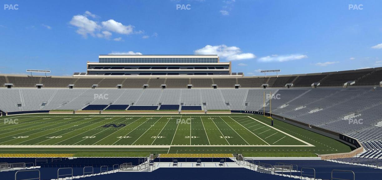 Notre Dame Stadium - Section 26 Seat View