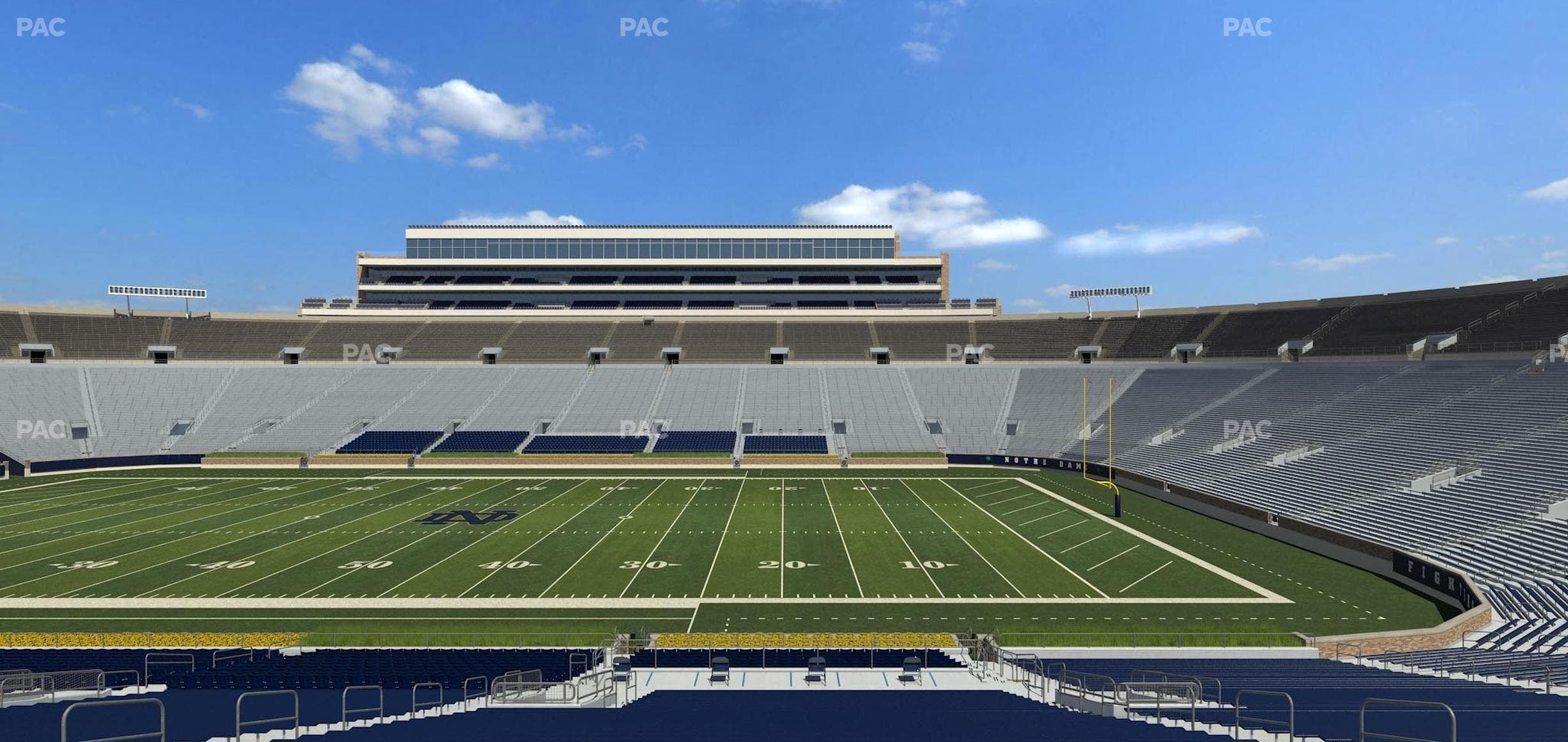 Notre Dame Stadium - Section 26 Seat View