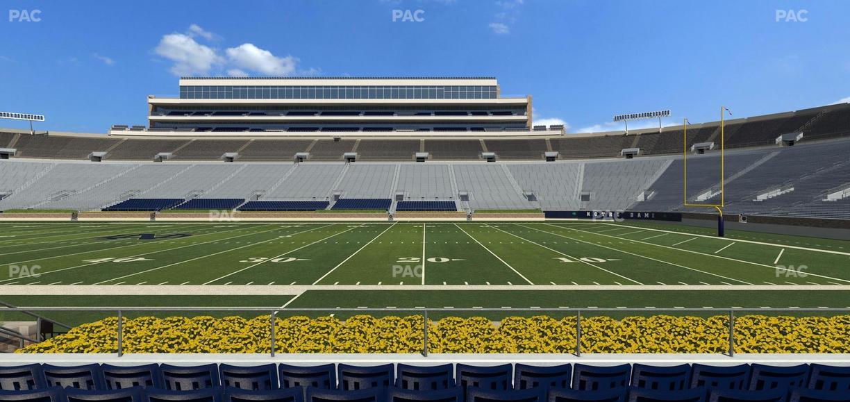 Notre Dame Stadium - Section 26 Seat View
