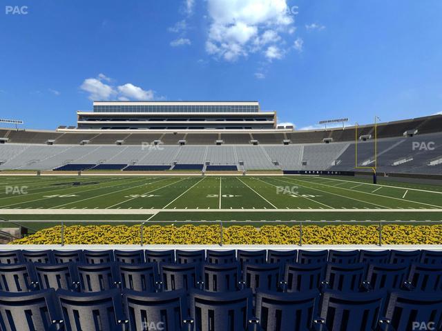 Notre Dame Stadium - Section 26 Seat View