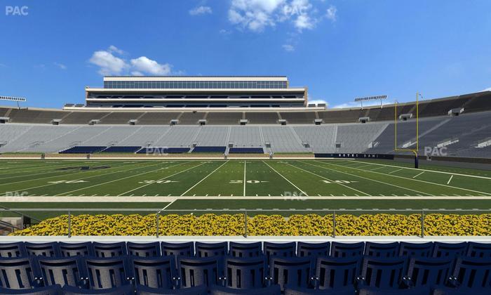 Notre Dame Stadium - Section 26 Seat View