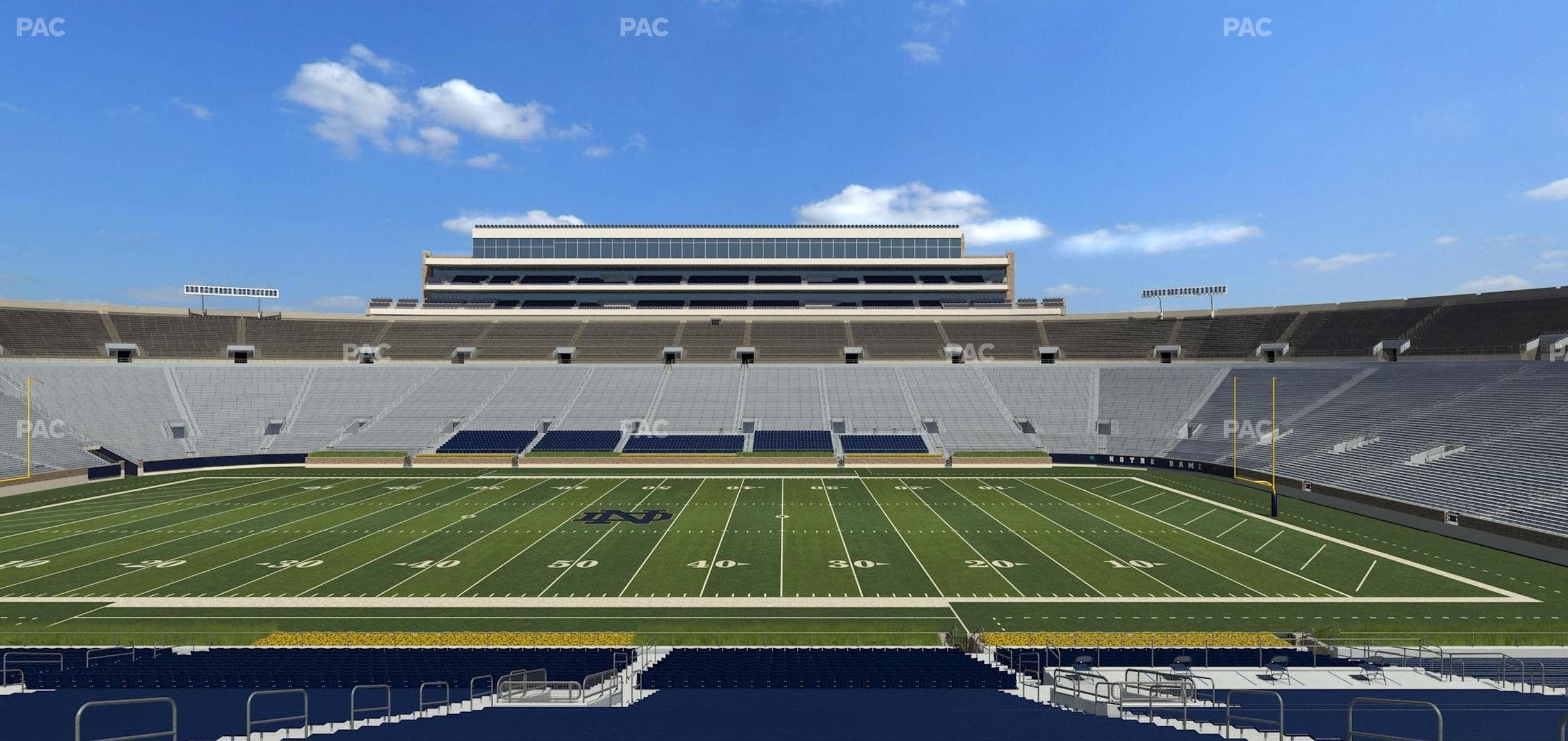 Notre Dame Stadium - Section 27 Seat View