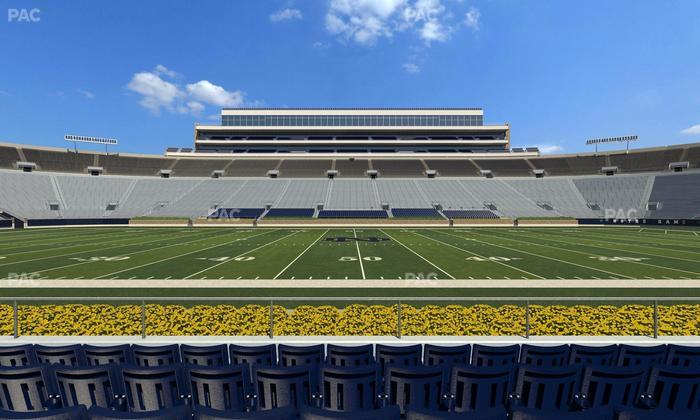 Notre Dame Stadium - Section 28 Seat View