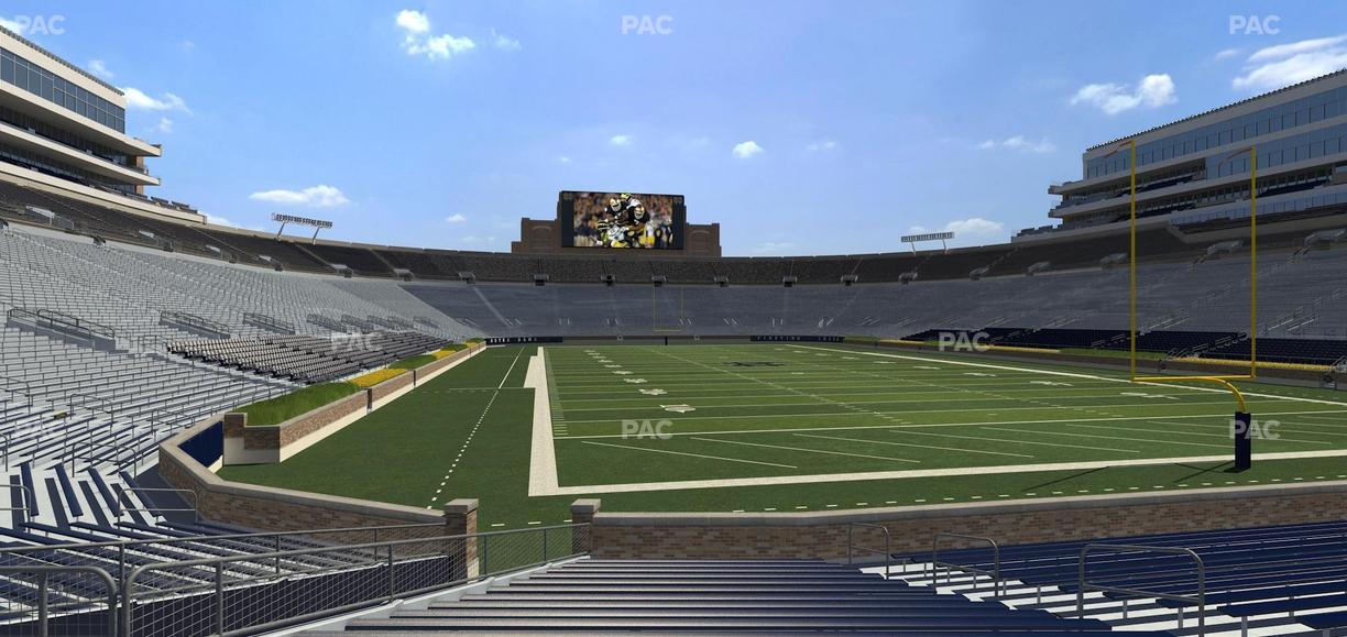 Notre Dame Stadium - Section 3 Seat View