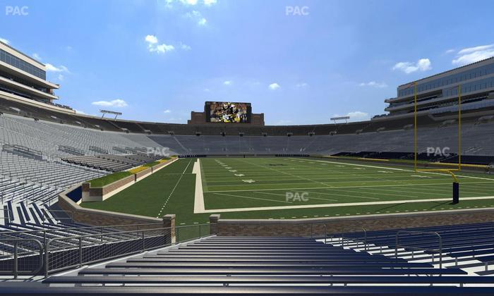 Notre Dame Stadium - Section 3 Seat View