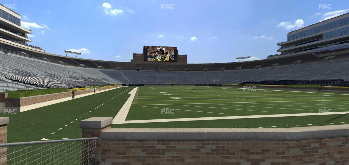Notre Dame Stadium - Section 3 Seat View
