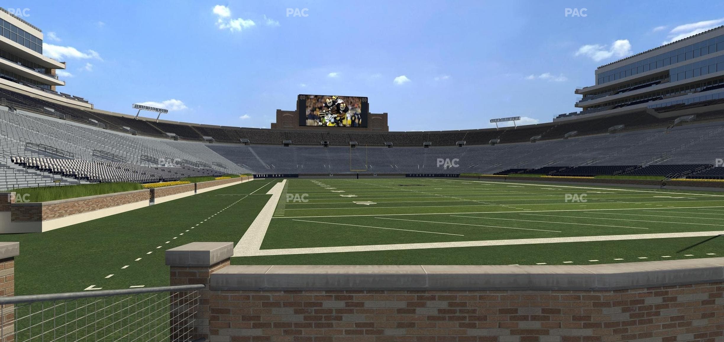 Notre Dame Stadium - Section 3 Seat View