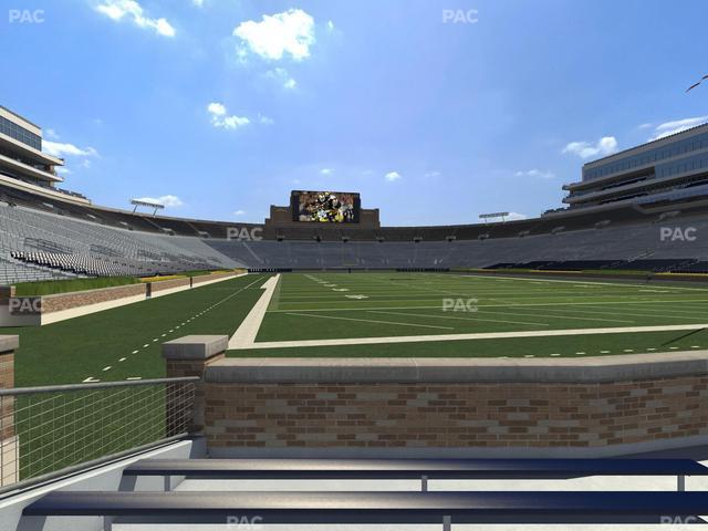 Notre Dame Stadium - Section 3 Seat View