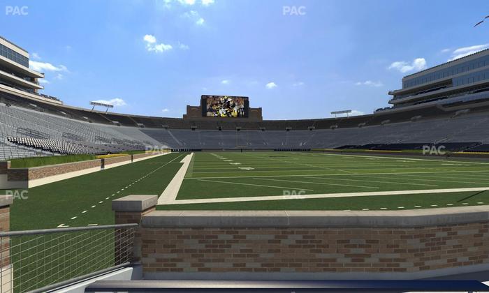 Notre Dame Stadium - Section 3 Seat View