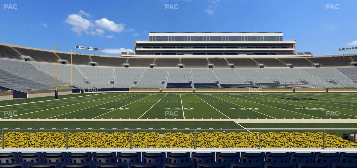 Notre Dame Stadium - Section 30 Seat View