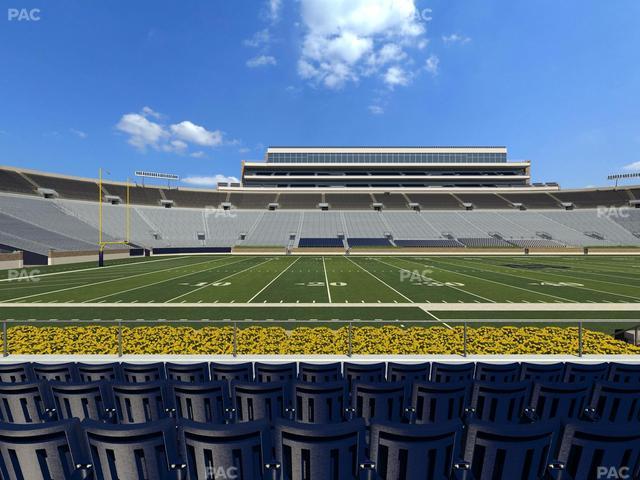 Notre Dame Stadium - Section 30 Seat View