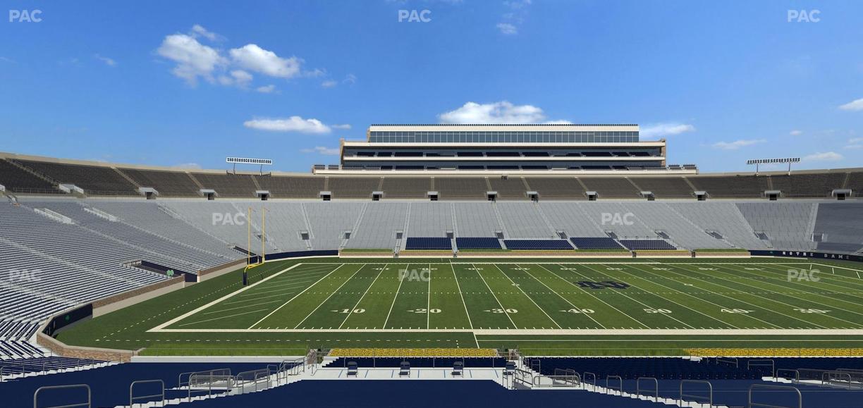 Notre Dame Stadium - Section 30 Seat View