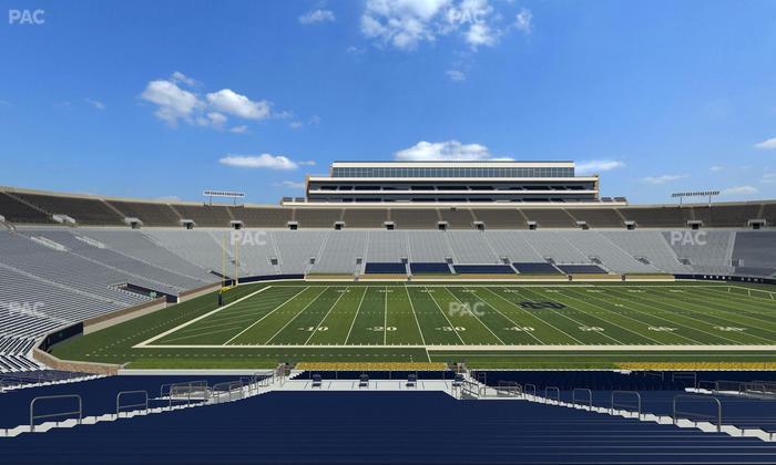 Notre Dame Stadium - Section 30 Seat View