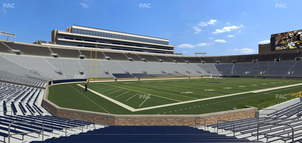 Notre Dame Stadium - Section 33 Seat View