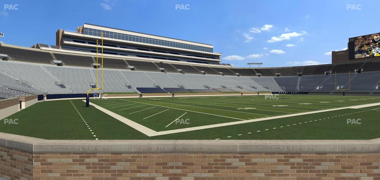 Notre Dame Stadium - Section 33 Seat View