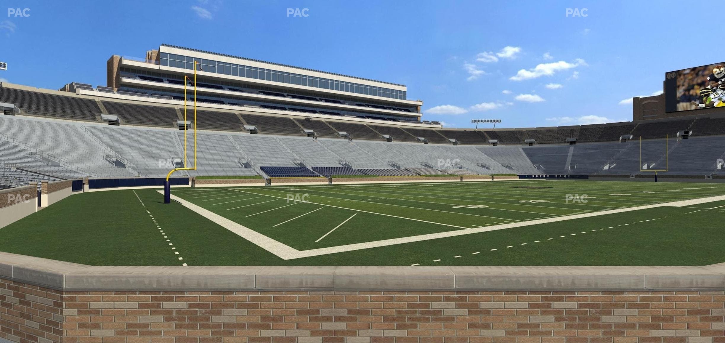 Notre Dame Stadium - Section 33 Seat View