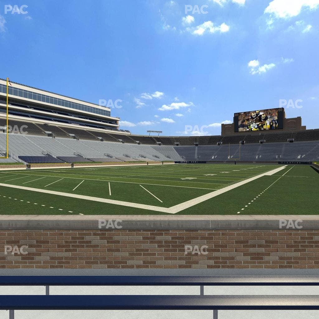 Notre Dame Stadium - Section 34 Seat View