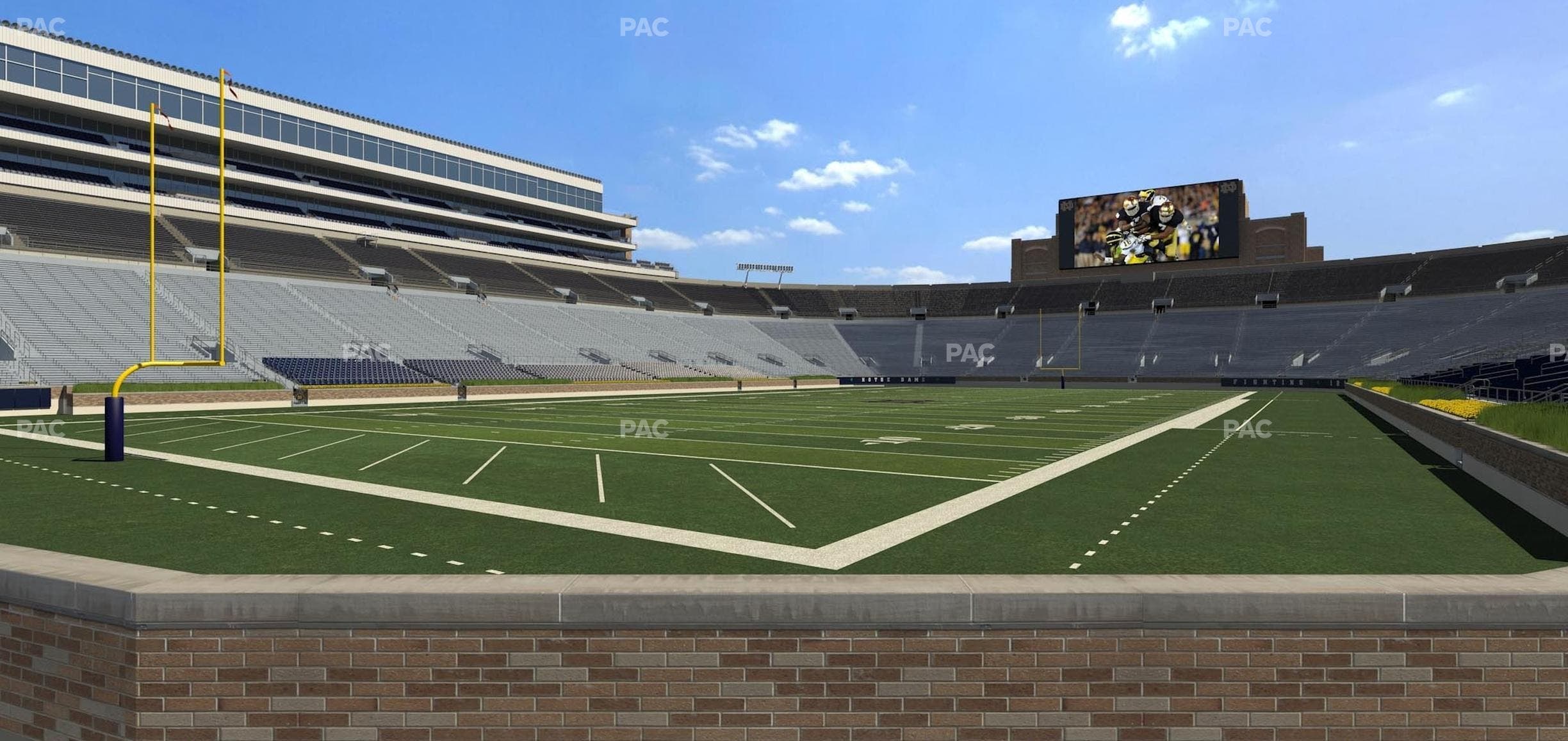 Notre Dame Stadium - Section 34 Seat View