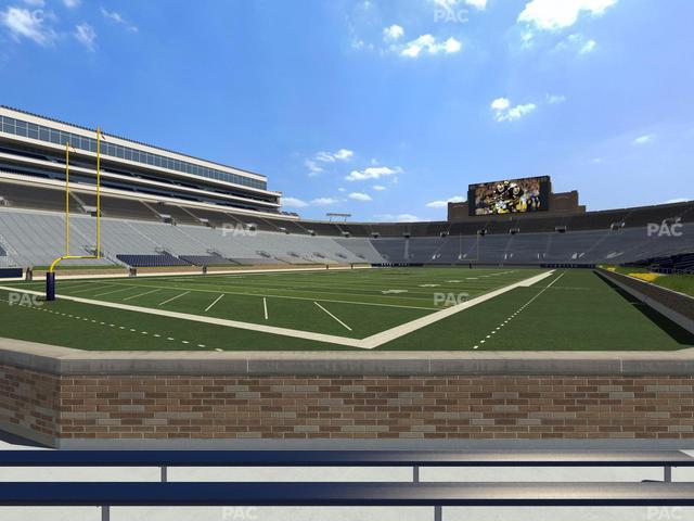 Notre Dame Stadium - Section 34 Seat View