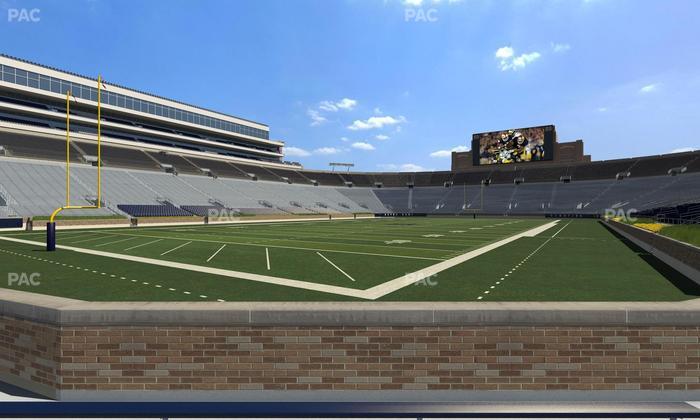Notre Dame Stadium - Section 34 Seat View
