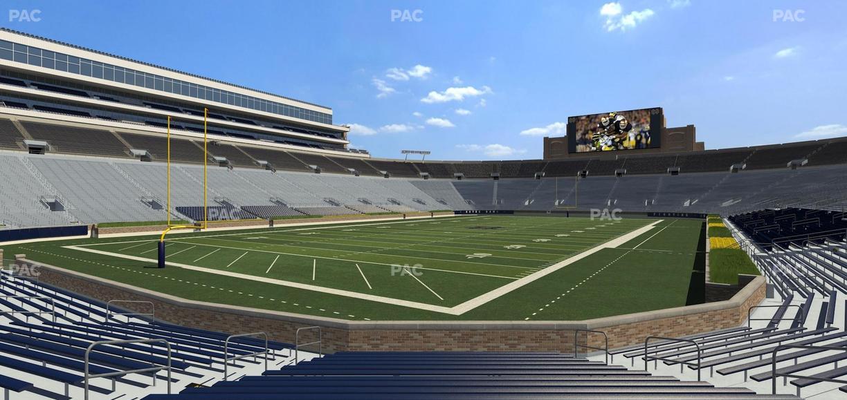 Notre Dame Stadium - Section 34 Seat View