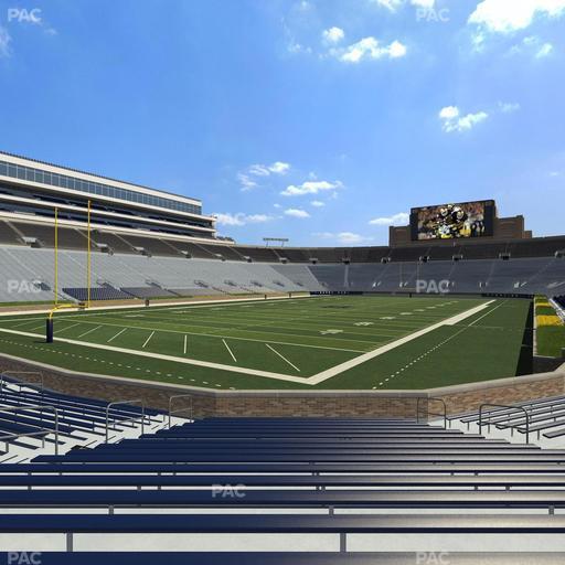 Notre Dame Stadium - Section 34 Seat View