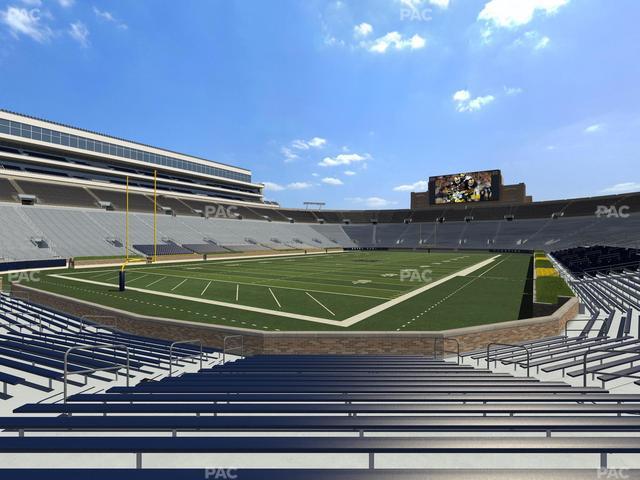 Notre Dame Stadium - Section 34 Seat View