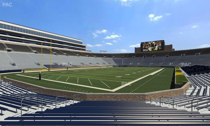 Notre Dame Stadium - Section 34 Seat View