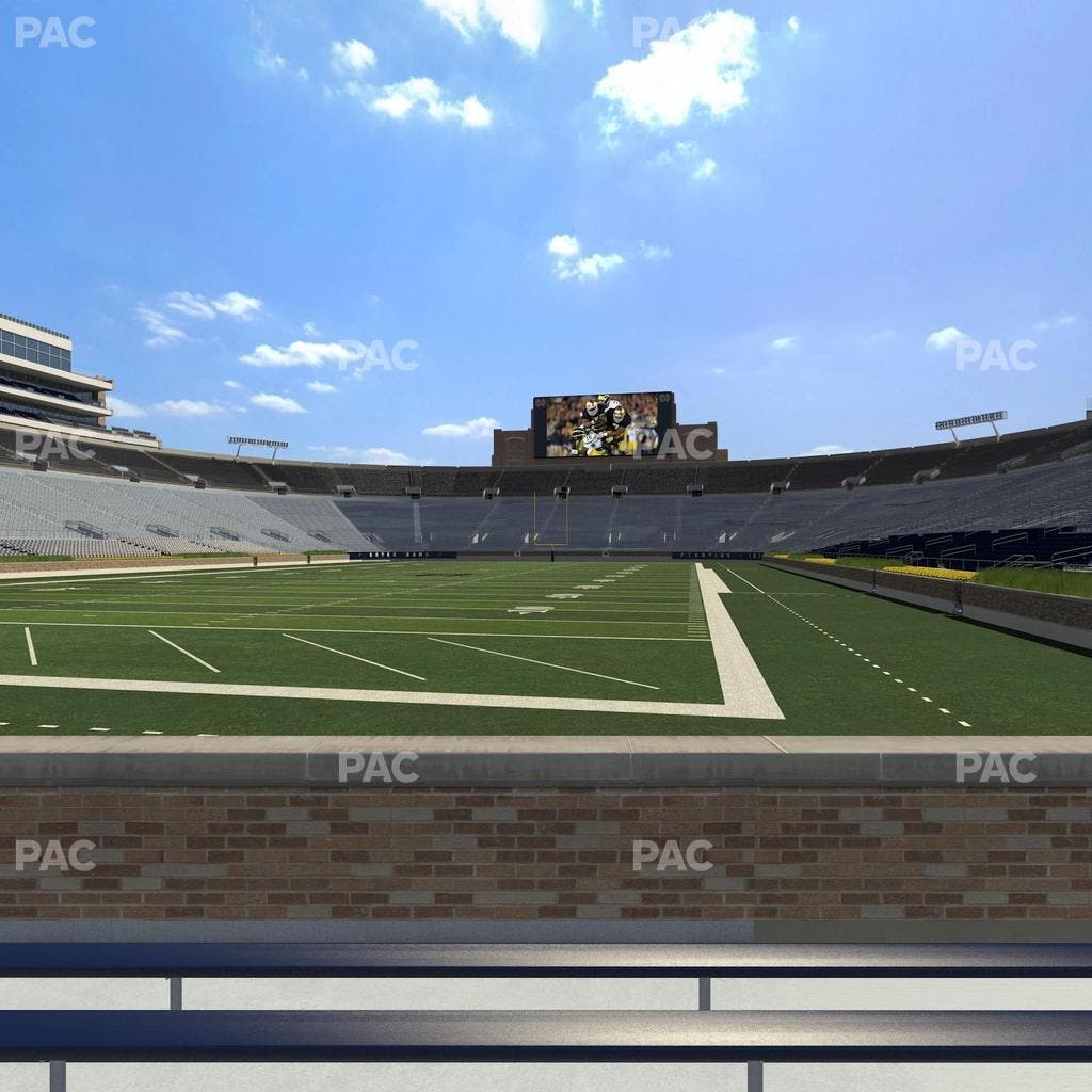 Notre Dame Stadium - Section 35 Seat View