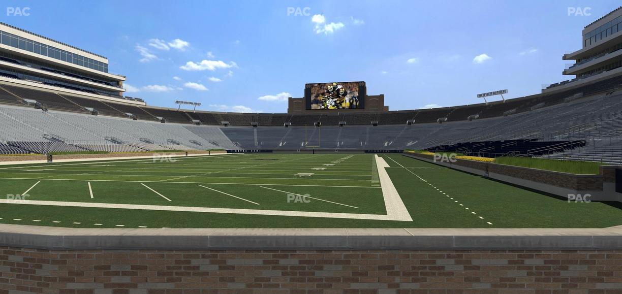 Notre Dame Stadium - Section 35 Seat View