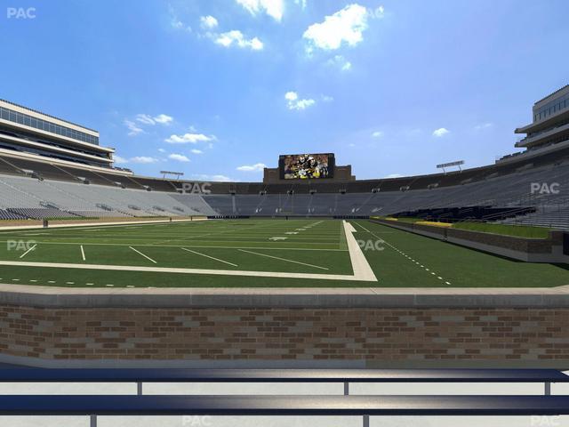 Notre Dame Stadium - Section 35 Seat View