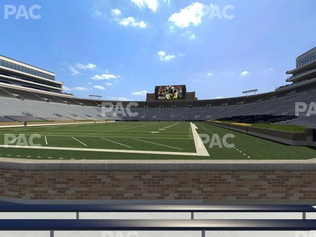 Notre Dame Stadium - Section 35 Seat View